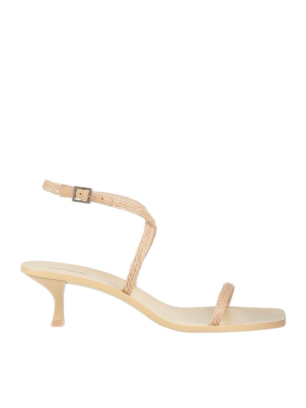 Cult Gaia braided strap sandals in beige